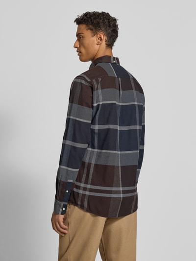 Barbour Tailored Fit Freizeithemd aus reiner Baumwolle Dunkelbraun 5