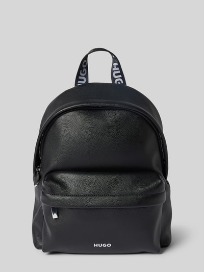 HUGO Rucksack mit Label-Detail Modell 'Bel' Black 1