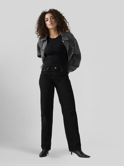 Levi's® 300 relaxed fit jeans van puur katoen in 5-pocketmodel Zwart - 1