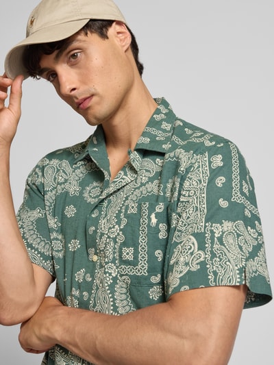 Polo Ralph Lauren Loose Fit Freizeithemd aus Leinen-Baumwoll-Mix Marine 3