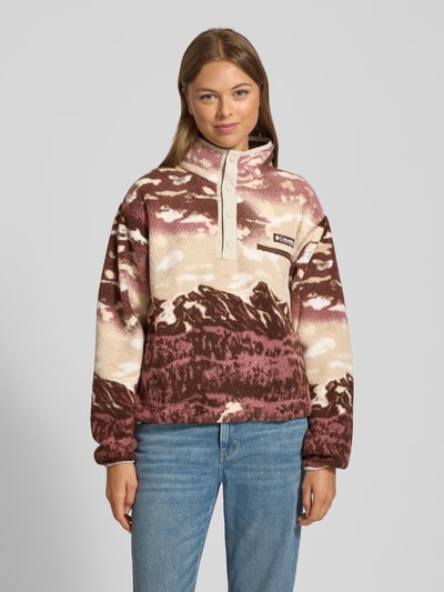 COLUMBIA Kurtka Sherpa z naszywką z logo model ‘Helvetia™’ Beżowy 4