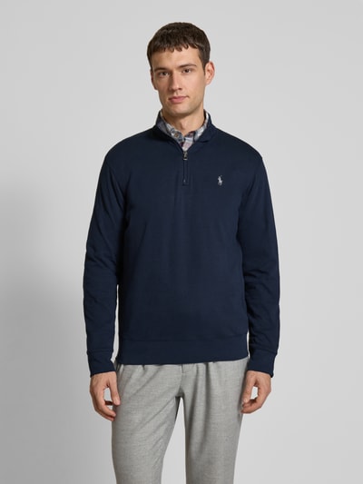 Polo Ralph Lauren Sweatshirt mit Label-Stitching Marine 4