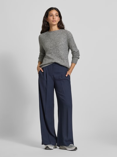Weekend Max Mara Relaxed Fit Strickpullover aus Alpaka-Mix Modell 'GHIACCI' Mittelgrau 1