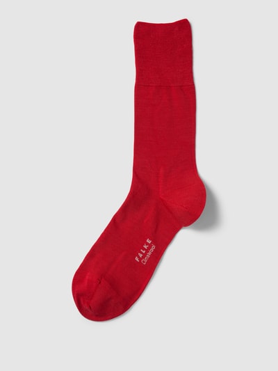 Falke Sokken met wol, model 'ClimaWool' Rood - 1