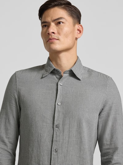 Marc O'Polo Regular Fit Freizeithemd aus hochwertiger Baumwolle Eisblau 3