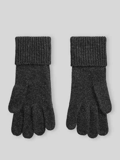 Lauren Ralph Lauren Handschuhe aus Wolle mit Logo-Prägung Dunkelgrau 2
