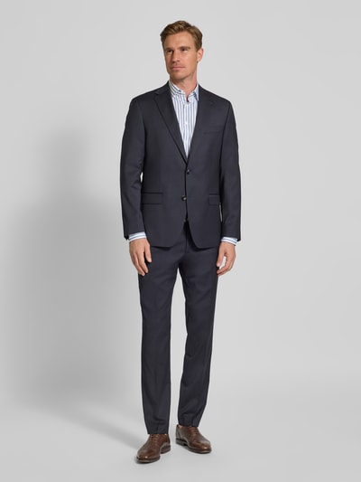 DIGEL Modern Fit 2-Knopf-Sakko aus Schurwoll-Mix Black 1