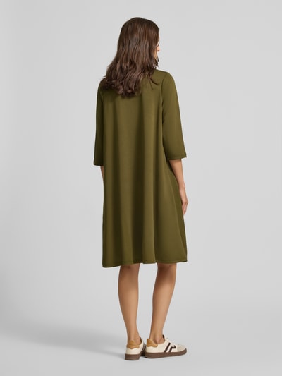 Soyaconcept Sukienka o długości do kolan z okrągłym dekoltem model ‘BANU’ Oliwkowy 5