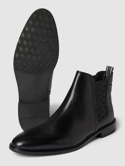 Baldessarini Chelsea boots met label in reliëf aan de achterkant, model 'Samuel' Zwart - 3