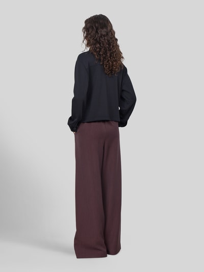 Soyaconcept Regular Fit Cardigan aus Modal-Mix mit klassischem Kragen Black 4