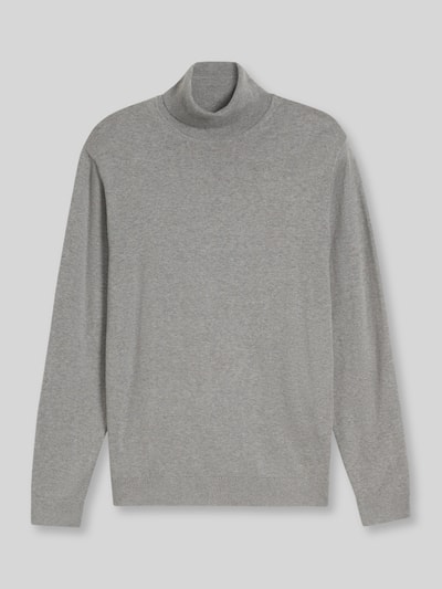 Tom Tailor Rollkragenpullover mit Feinstrickstruktur Mittelgrau 2
