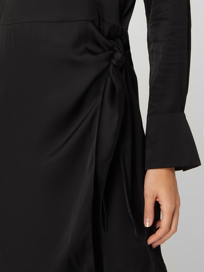 Minus Mini-jurk met opstaande kraag Zwart - 3