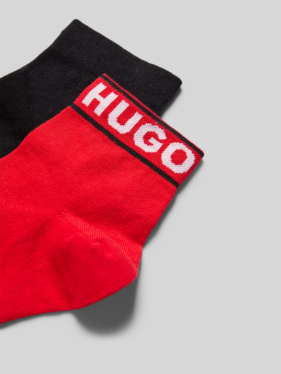 HUGO Socken mit Label-Stitching im 2er-Pack Rot 2