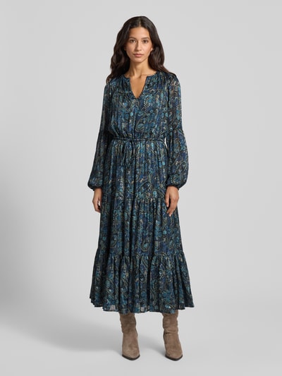 Apricot Midikleid mit Allover-Paisley-Print Tuerkis 4