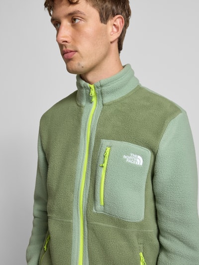 The North Face Sweatjack met ritssluiting Rietgroen - 3