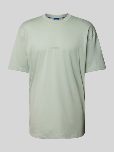 Hugo Blue T-Shirt mit Logo-Print Modell 'Nouveres' Mint 2