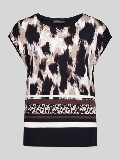 Betty Barclay Regular fit t-shirt met gefixeerde omslag Zand - 2
