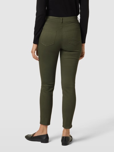 Christian Berg Woman Spodnie o kroju slim fit z 5 kieszeniami Khaki 5