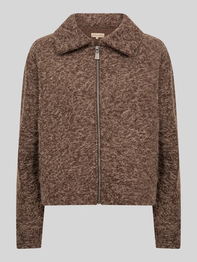 Soyaconcept Blouson mit Reißverschluss Modell 'SC-HIRA 2' Dunkelbraun 2