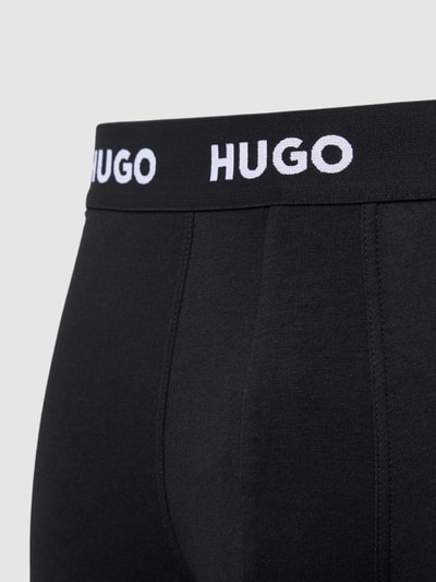 HUGO Trunks im 3er-Pack mit elastischem Label-Bund Black 2