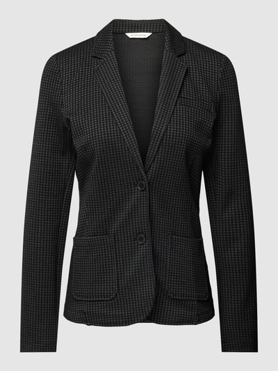 Tom Tailor Blazer met ruitjesmotief Zwart - 2