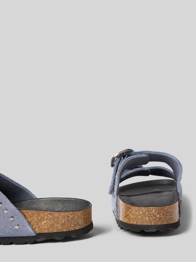 Verbenas Sandalen van leer, model 'RANDELL SERRAJE TACHAS' Lichtblauw - 2