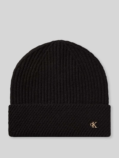CK Calvin Klein Muts van wolmix Zwart - 1