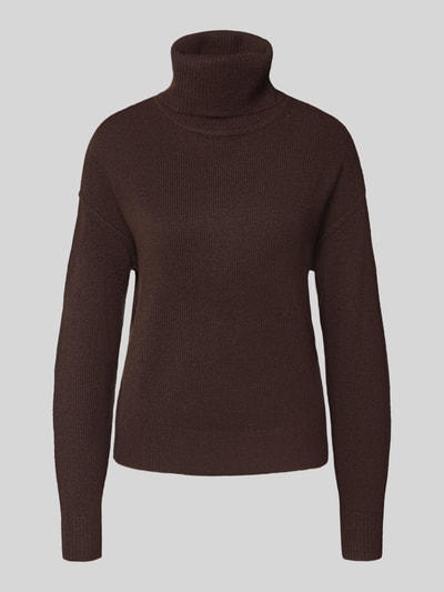 Christian Berg Woman Regular fit pullover in gebreide look Chocoladebruin - 2
