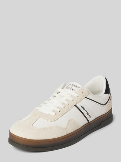 Tommy Jeans Sneaker mit Label-Print Modell 'THE GREENWICH' Weiss 1