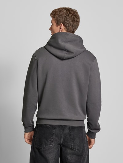 Jack & Jones Sweatjack met steekzakken opzij, model 'BRADLEY' Antraciet - 5