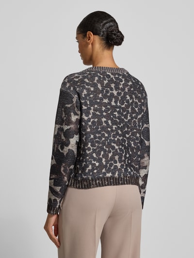 Betty Barclay Strickpullover mit gerippten Abschlüssen Dunkelbraun 5