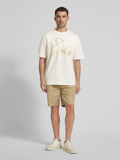 HUGO T-Shirt mit Motiv-Print Modell 'Danirick' - HUGO X RB Offwhite 1