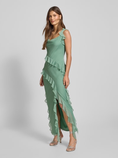 Jake*s Cocktail Cocktailjurk met volantgarnering Groen - 1