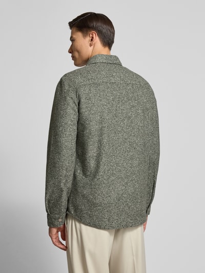 MAERZ Muenchen Overhemdjack met drukknoopsluiting Middengrijs - 5