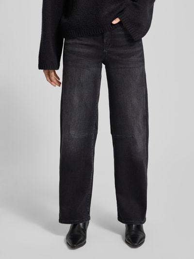 OPUS PANTS Jeans in used-look, model 'Melly Branch' Antraciet - 4