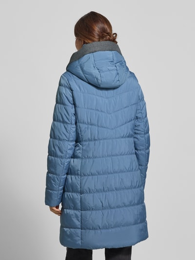 Fuchs Schmitt Płaszcz pikowany z kieszeniami zapinanymi na zamek błyskawiczny Jasnoniebieski 5