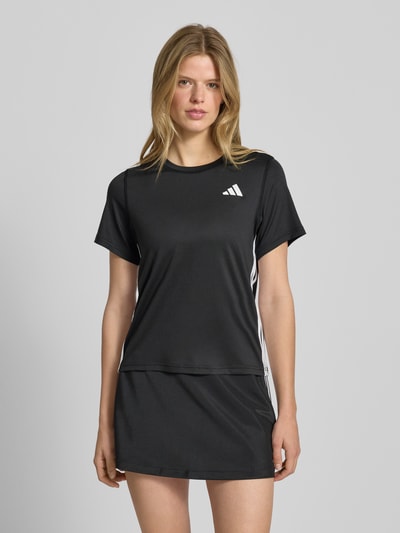 adidas Sportswear Regular fit T-shirt met logo en ronde hals Zwart - 4