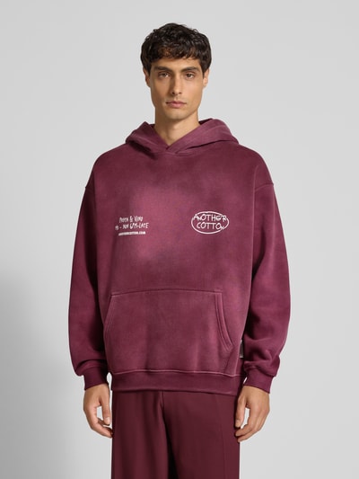 ANOTHER COTTON LAB Hoodie mit Kapuze Bordeaux 4
