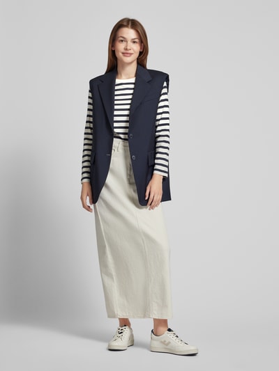 Weekend Max Mara Longsleeve mit Rundhalsausschnitt Modell 'LEIDA' Marine 1