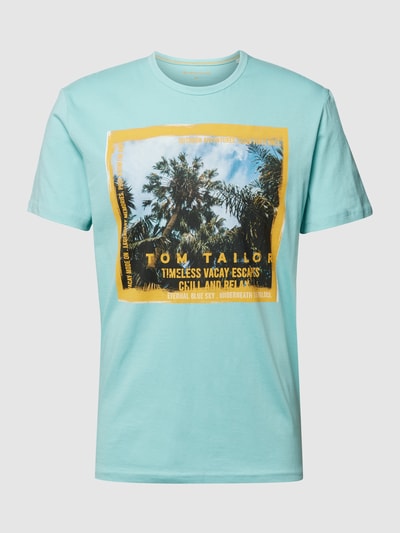 Tom Tailor T-Shirt mit Motiv-Print Mint 2