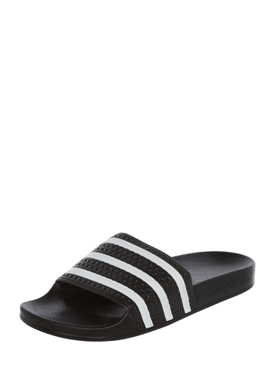 adidas Originals Slides aus Gummi mit Logo-Streifen Black 1