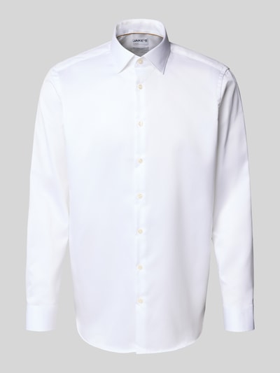 Jake*s Regular Fit Business-Hemd mit Kentkragen Weiss 2