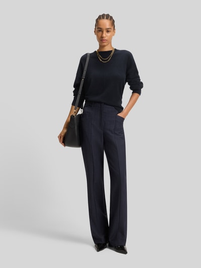 BOSS Relaxed Fit Strickpullover aus reinem Kaschmir Modell 'FASCONA' Marine 1