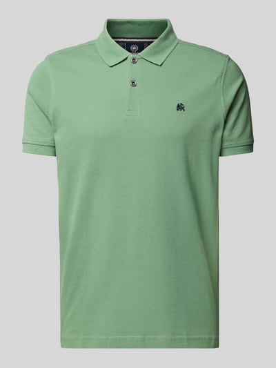 Lerros Poloshirt met labelstitching Groen - 2