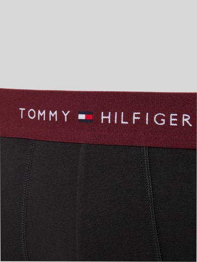 Tommy Hilfiger Majtki i obcisłe bokserki z mieszanka bawełny w zestaw 3 szt. Bordowy 2