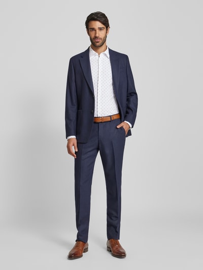 BOSS Slim Fit Business-Hemd mit Knopfleiste Weiss 1