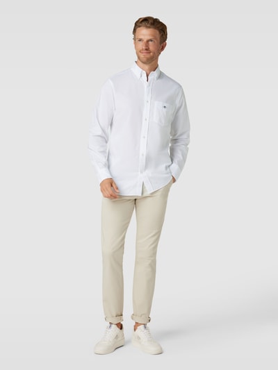 Gant Regular fit vrijetijdsoverhemd met borstzak, model 'POPLIN' Wit - 1