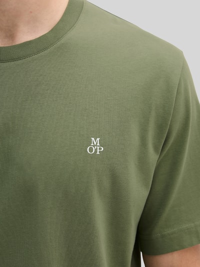 Marc O'Polo Regular Fit T-Shirt aus reiner Baumwolle Gruen 3