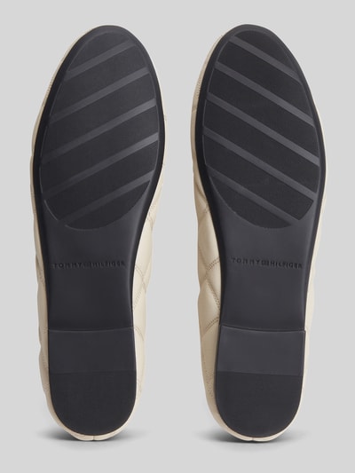 Tommy Hilfiger Ballerina van echt leer Ecru - 3