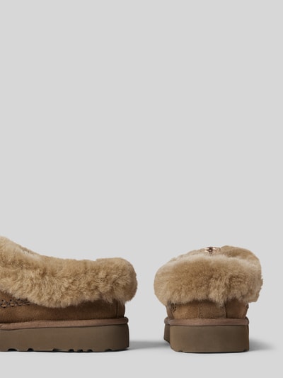 UGG Slides mit Kunstfellfutter Modell 'TASMAN ALPINE' Hellbraun 2